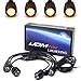 iJDMTOY 4pc Raptor Style 3W High Power LED Grille Lighting Kit For Toyota FJ Cruiser 4Runner Tacoma etc, 2500K Amber Projector Lens Spot Beam LED Lightsthumb 1
