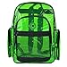 Green Clear Transparent PVC Multi-pockets School Backpack/ Outdoor Backpack