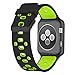 Compatible Apple Watch Band 42mm/ 44mm, Alritz Silicone Sport Strap Replacement for Apple Watch Series 4/Series 3/Series 2/Series 1/Nike+