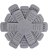 BYKITCHEN Felt Pan Separators - Set Of 20, 4 Sizes, Flower Design, Glassware Protectors