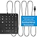 Macally Wired Mac Keyboard Full-Size/Extended - Number pad 10 Key & 5FT Wired USB A Cable - 21 Shortcuts for Apple Computer Keyboards - Replacement Keyboard for Mac with USB Port - (Black)