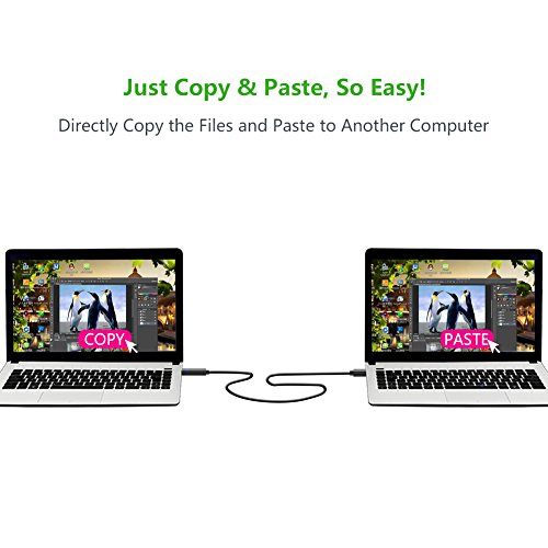 UGREEN USB Data Transfer Cable USB 2.0 Transfer Data Easy Link Cable