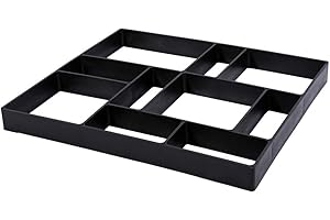 Alvinlite Walk Path Maker, Pathmate Stone Mold Paving Pavement Concrete Molds, Stepping Stone Paver Lawn Patio Yard Garden DI