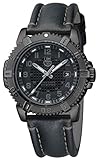 Luminox Modern Mariner Black Dial SS Leather Quartz Men's Watch 6251.BO