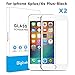 2-Pack iPhone 6 Plus 6s Plus Screen Protector, DIGITWHALE 3D Full Curve Soft Edge Tempered Glass Screen Protector Film for iPhone 6 Plus and iPhone 6S Plus 5.5
