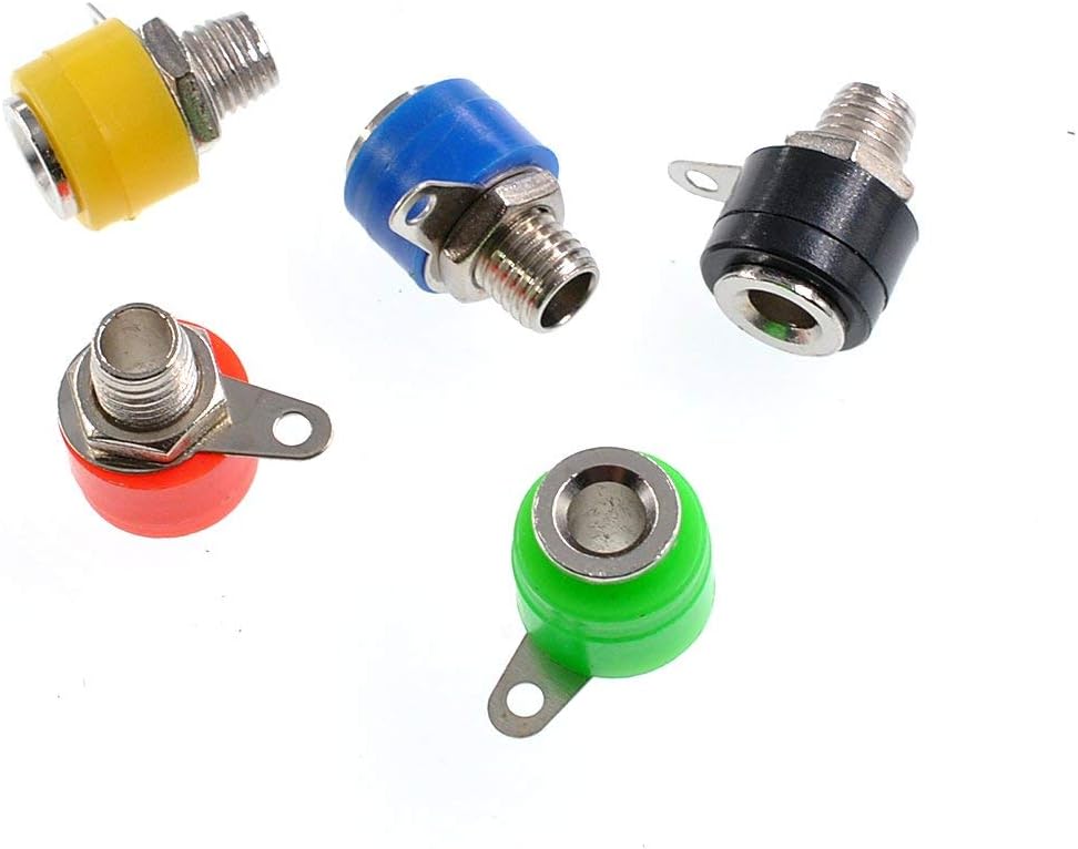RUNCCI-YUN 50Pcs 4mm Banana Socket, Speaker Banana Connectors, Female Panel Connectors, for Speaker Wire Home Theater - Image 3