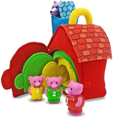 three little pigs plastic toys