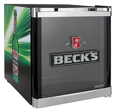 Husky Cool Cube Mini-Kühlschrank Becks Design / Energieeffizienzklasse A+ / Nutzinhalt 50