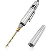JNXIJ Precision Oiler, Aluminum Precision Oil Pen with Solid Needle &amp; Pocket Clip, Lightweight Lube System Oiler Portable Oil Applicator for Machine Maintenance, Car Accessories