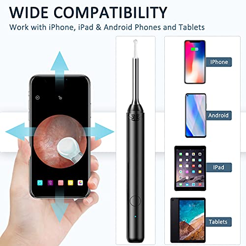 AWELOR Ear War Removal, Wireless Endoscope with 6 LED Lights, IP67