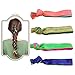 eBoot 25 Pieces Elastic Stretch Foldover Elastics Hair Ties Headbands, 25 Colors, 38 Inches by 3/5 Inch