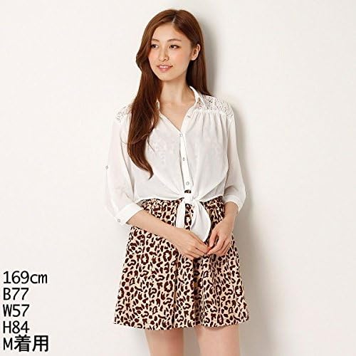 Amazon セシルマクビー Cecil Mcbee ワンピース シャツセット ワンピ はおり用シャツ ホワイト M ワンピース チュニック 通販
