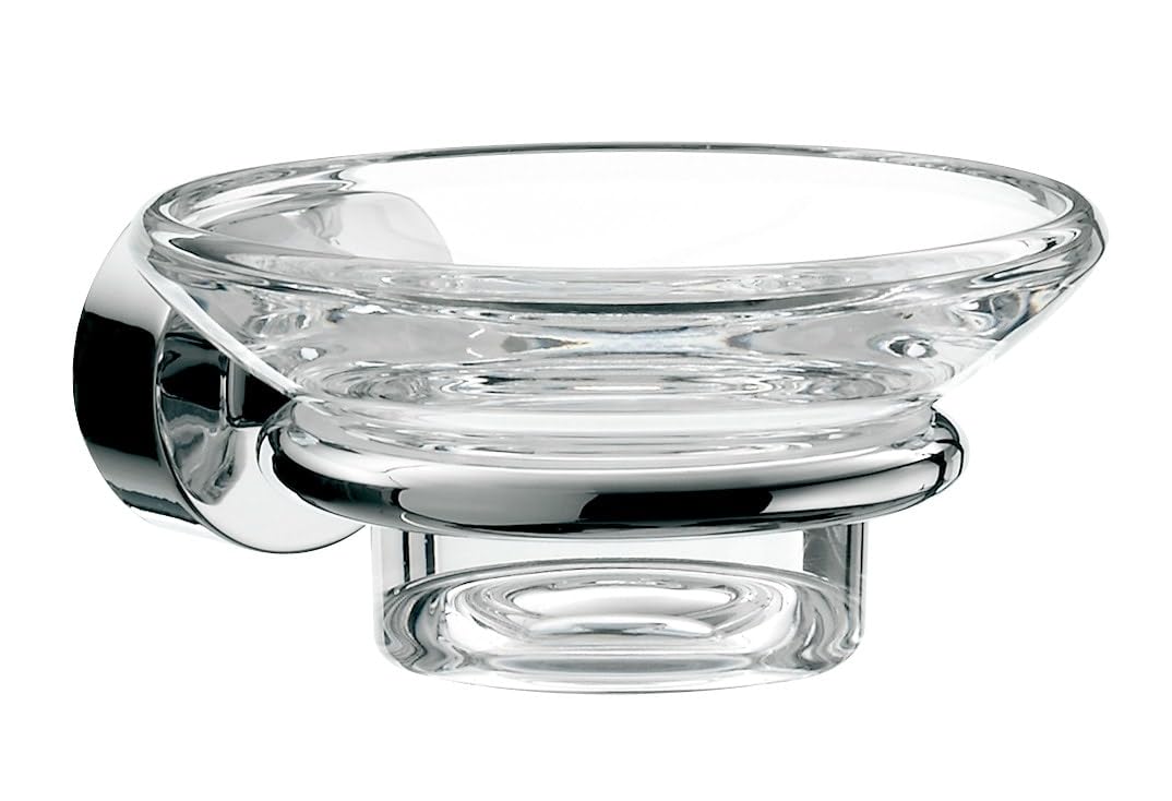 Emco Rondo 2 453000100 Soap Holder Crystal Glass Clear Chrome