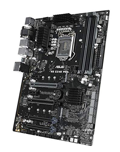 ASUS LGA1151 ECC DDR4 M.2 C246 Server Workstation ATX Motherboard for ...