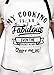 MY COOKING IS SO FABULOUS EVEN THE SMOKE ALARM CHEERS ME ON -100% Cotton Thick White Apron with 2 Tone Black Pockets - Adjustable Strap - Unisex - Great for Outdoor/Indoor Cooking - Perfect Funny Gift