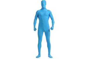 ATHX Men's and Women's Spandex Bodysuit Costume Stretchy Onesie Adult Halloween Cosplay Full Body Suit Zentai Suit Jumpsuit