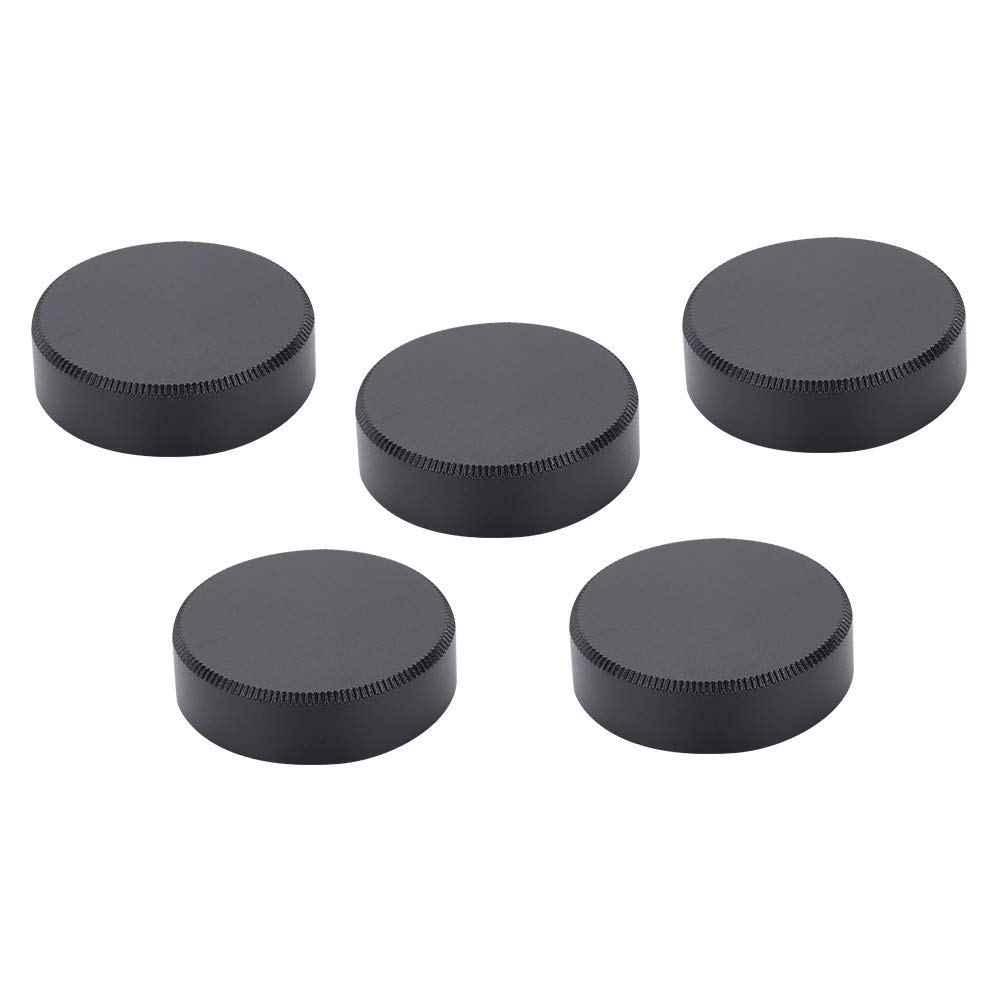 5 * Rear Lens Cap Designed for C-mount lens with diameter of 25mm,dust-proof and durable(black)