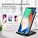Wireless Charger， ELLESYE 3-Coil Qi Wireless Charging Stand Compatible with iPhone XS Max/XS/XR/X/8/8 Plus, Galaxy S10/S10+/S10Edge/Note9/S9/S9+/Note8/S8/S8+ and All QI-Enabled Devices [No AC Adapter]