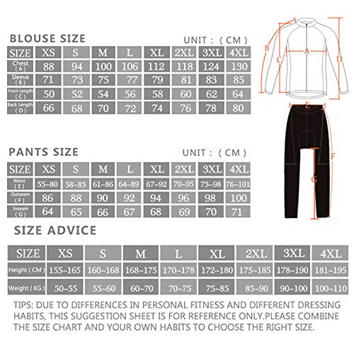 image for X-TIGER Men's Cycling Bike Bib Shorts/Pants,5D Pro Gel Padded Compress