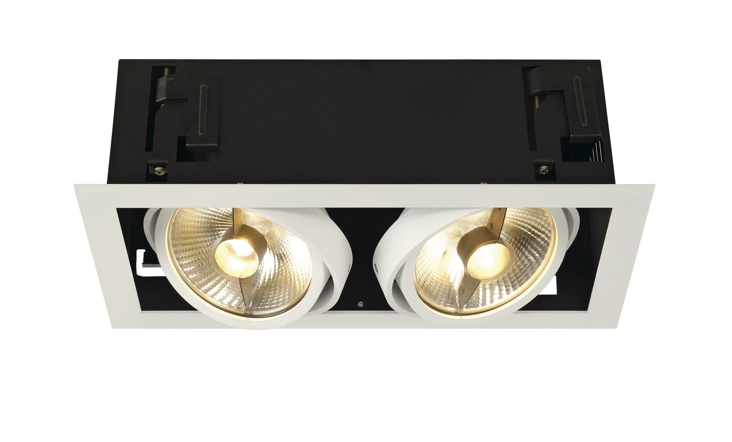 SLV recessed Ceiling Light KADUX 2 / spot, floodlight, Ceiling Spotlight, Ceiling Light, Built-in LED Light, Internal Lighting / GU10 75W White