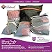Bestonville Lingerie Bag Set - 5 Wash Bags - Heavy Duty Mesh Laundry Sacks for Big Clothes or Extra Large Garment Washing - 2 Zipper Colors for Easy Delicates, Shoes or Bra Sorting and Travel