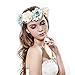 Flower Crown Delicate Women Headband Crown Floral Garland Headbands /Halo/coachella /Edc /Hippie Flower Headband /Garden Party / Wedding,Set of 2