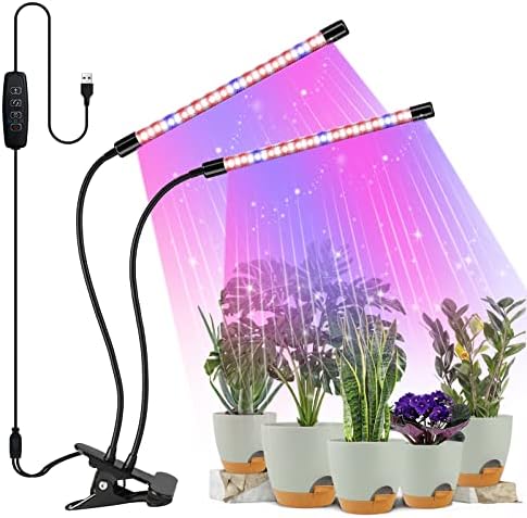 Hi8us Grow Light with Stand, Grow Lights for Indoor Plants with Red ...