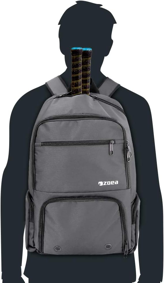 ZOEA Tennis Bag Tennis Backpack Pickleball Bag Tennis Bags for Men (Grey) : Sports & Outdoors