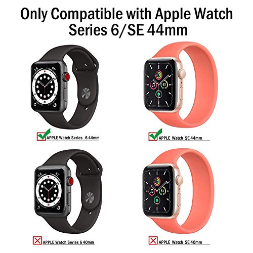 [6 Pack] QHOHQ Screen Protector for Apple Watch Series 6/Watch SE 44mm