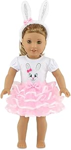 Emily Rose 18 Inch Doll Clothes and Accessories |Easter Bunny 18