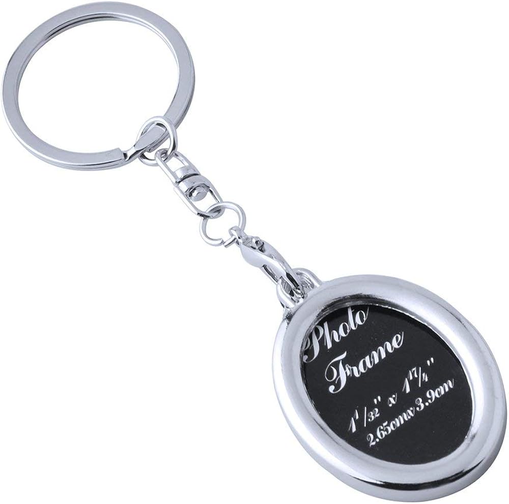 NK Beautiful Photo Frame Keychain Mini Personalized Picture Frame