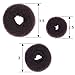 6 pcs Hair Bun Maker Tingtio Hair Donut Bun Shaper Maker Tool Set with 3 Pcs Donut Bun Maker,2 Pcs Magic French Twist Hairstyle Clip and 1 Bag Hair Pin for DIY Hair Styling Hairstyle Ballet Brown