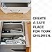 Magnetic Cabinet Locks Child Safety | 8 Baby Proof Locks and 2 Keys for All Cabinets and Drawers + 8 Outlet Covers| Easy Magnet Proofing - No Drilling Required (8 Locks 2 Keys)