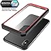 SUPCASE iPhone X, iPhone Xs Case, Unicorn Beetle Series Premium Hybrid Protective Frost Clear Case for Apple iPhone X 2017,iPhone Xs 5.8 Inch 2018 Release (Red/Black)