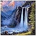 Adarl DIY Oil Painting Paint by Number Kit Image Drawing On Canvas by Hand Coloring Arts Crafts & Sewing New Waterfall