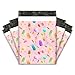 10x13 (100) Ice Cream Treats Summer Designer Poly Mailers Waterproof Self Sealing Tear Resistant Polymailers Shipping Envelopes Premium Printed Bags For Small Businesses