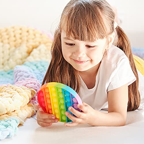 SoulLife 12 Pack Push Pop Fidget Sensory Toy Stocking Stuffers for Kids,Multipack Pop Its Bulk