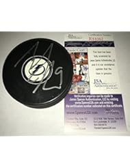 Collectibles: Tyler Johnson Signed / Autographed Tampa Bay Lightning Hockey Puck Silver - JSA Certified