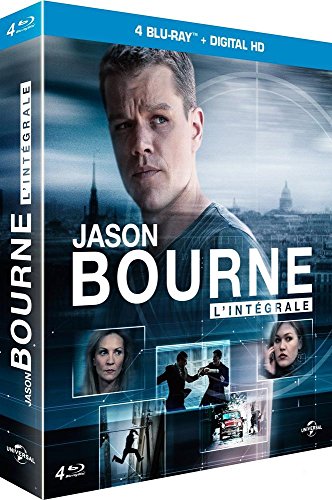 Jason Bourne - L'intégrale : La Mémoire Dans La Peau + La Mort Dans La Peau + La Vengeance Dans La Peau + Jason Bourne : L'héritage - Blu-Ray + Copie Digitale