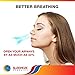 Nasal Strips Medium x60 | Sleepeze Remedies Nose Strips to Stop Snoring and Help You Breathe Through Your Nose | Nasal Strip Snoring Aids Also Help Nasal Congestion