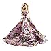 Peregrine Pink Floral Silk Ball Gown for Barbie Doll
