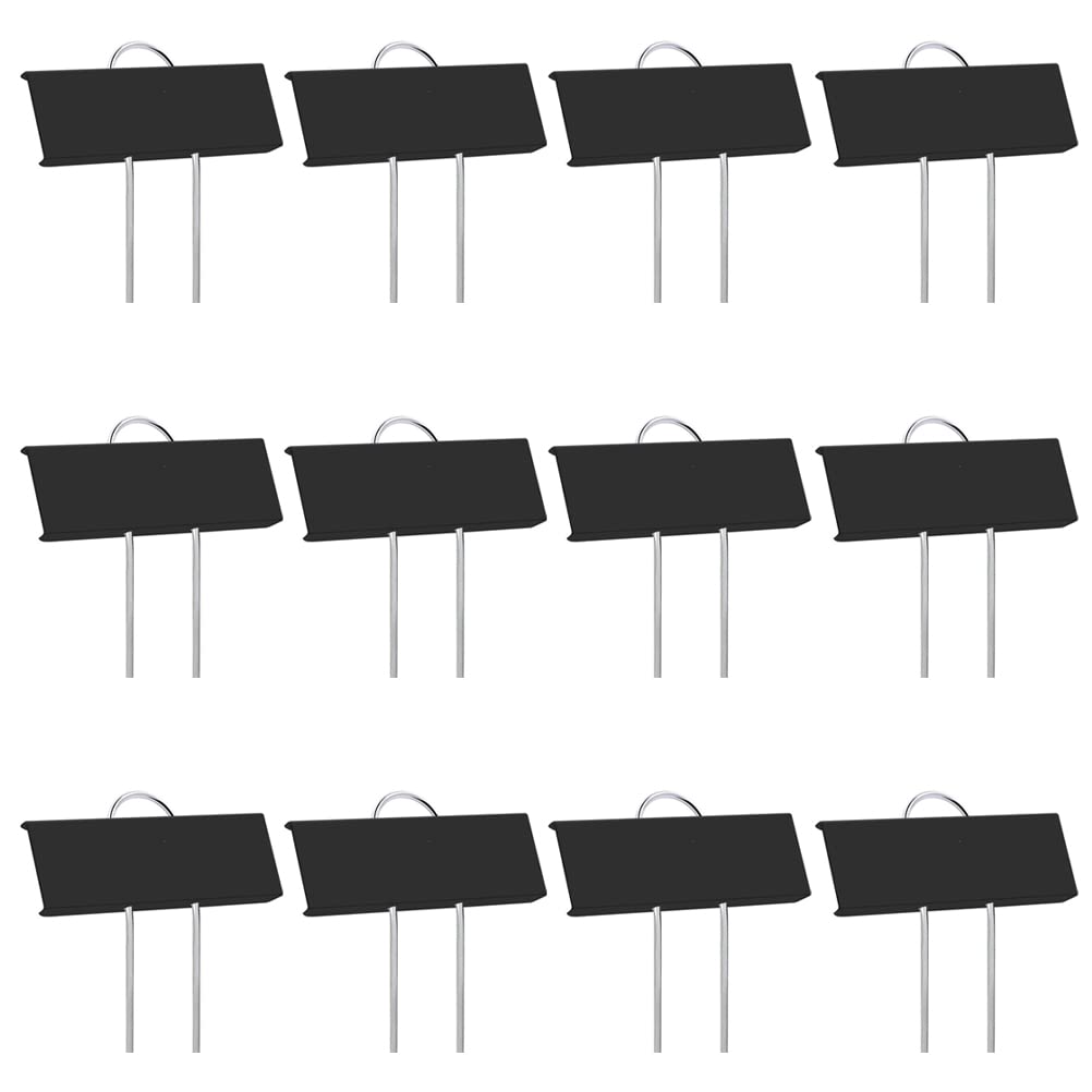 Ysoom Plant Signs Pack of 12 Metal Plant Labels Weatherproof Garden Marker Signs Labels for Garden, Raised Bed, Greenhouse, Flower Bed, Planters
