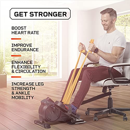 LifePro Under Desk Elliptical Machine Seated Under Desk Elliptical