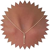 Andelaisi Boho Arrow Pendant Necklace Gold Arrow Choker Necklace Vintage Arrow Cupid Necklace Choker Minimal Necklace Jewelry for Women