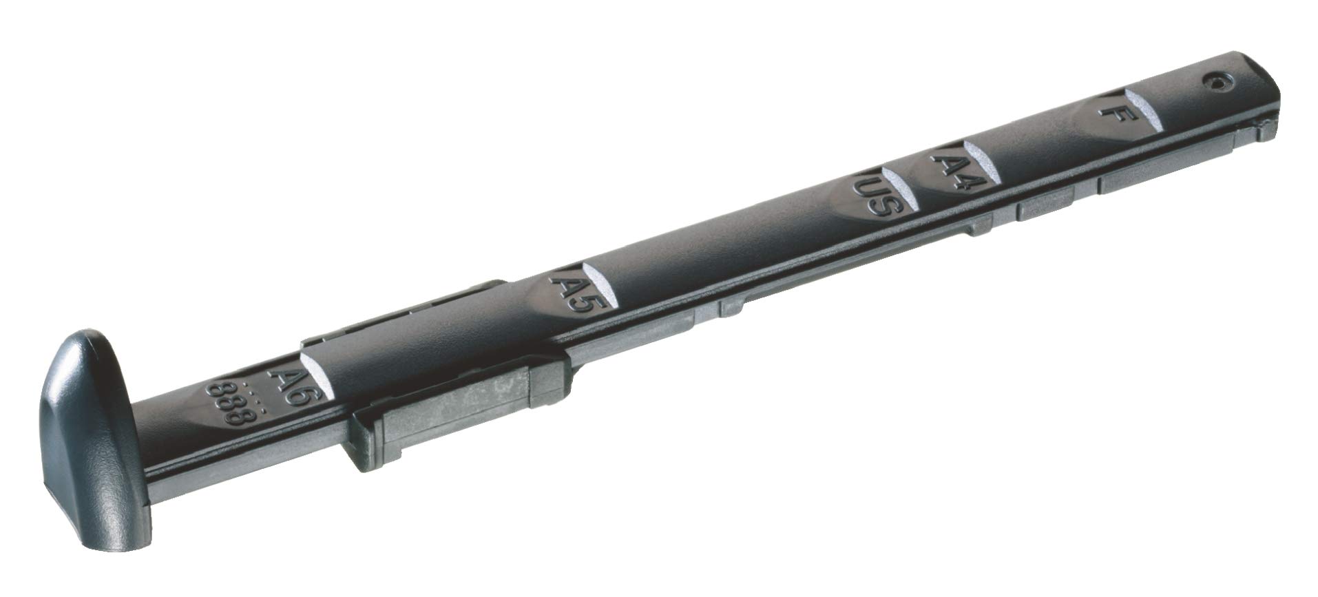 Esselte Leitz Paper Guide for Hole Punches 5058, Plastic, Dark Grey