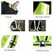 AUOON Reflective Running Vest,Safety Reflective Vest with Adjustable Strap for Running,Cycling, Motorcycle and Walking,Fits over Outdoor Clothing,Breathable Waterproof Lightweight (2 Pack)