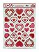 Darice, Valentine's Day, Static Cling Window Decorations, 4 Large Sheet Sets