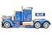 YARMOSHI Transforming Robot Truck 2 in 1 Action Figure, Autobot. This Remote Control Fighter Toy has a USB Connection for Easy Charging. Made of Safe, Sturdy Materials, (Blue-Gold)
