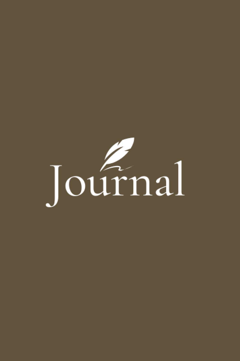 The Minimalist Journal (Woodland Brown): A sleek, professional and elegant everyday journal, notebook or diary (15cm x 23cm - 6in x 9in - 120 Pages)