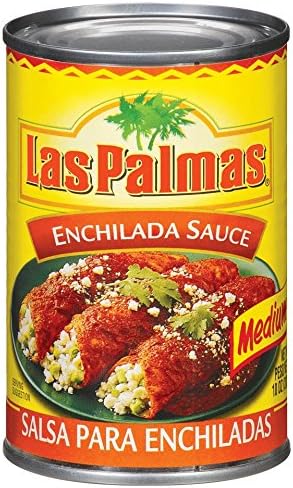 Las Palmas Enchilada Sauce, Medium, Red 10 Oz (Pack of 6)